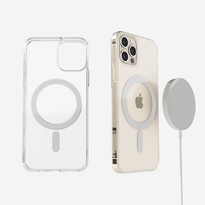 아이폰 15 시리즈 슬림 투명 생폰 맥세이프 케이스